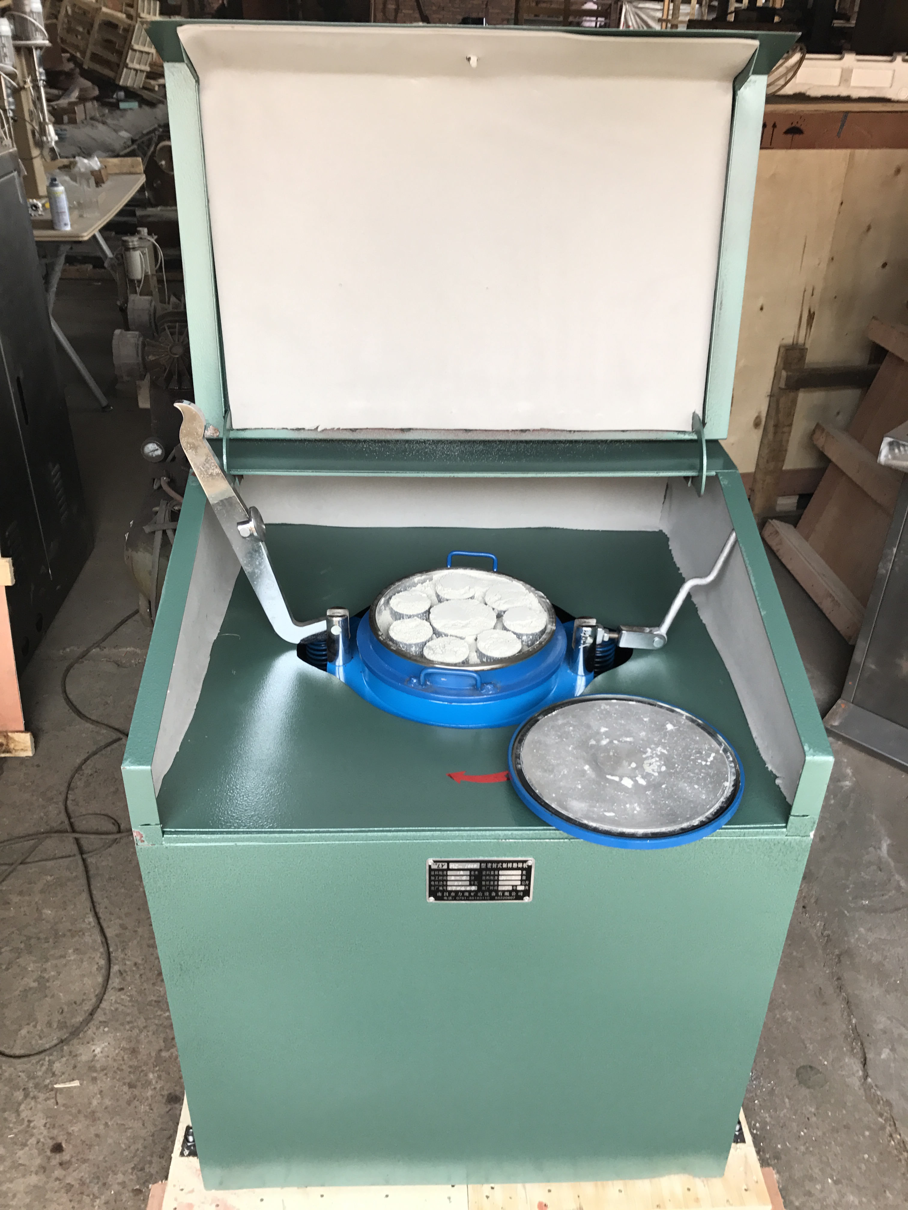 lzgj1000 lab vibrating sample pulverizer  disc mill