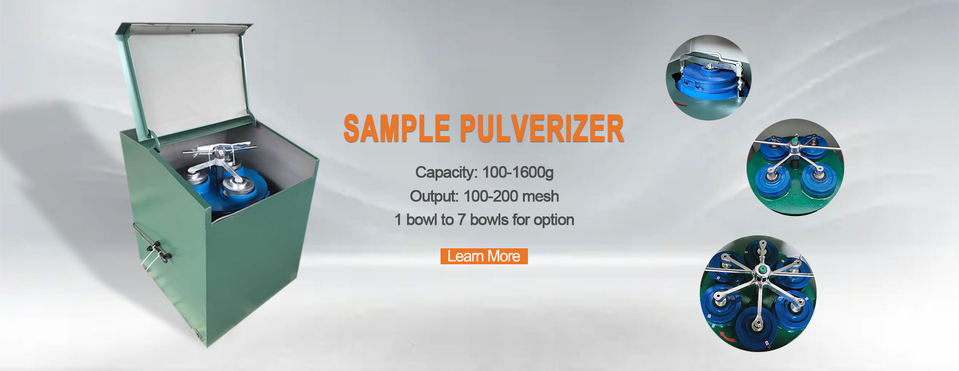 lab sample pulverizer